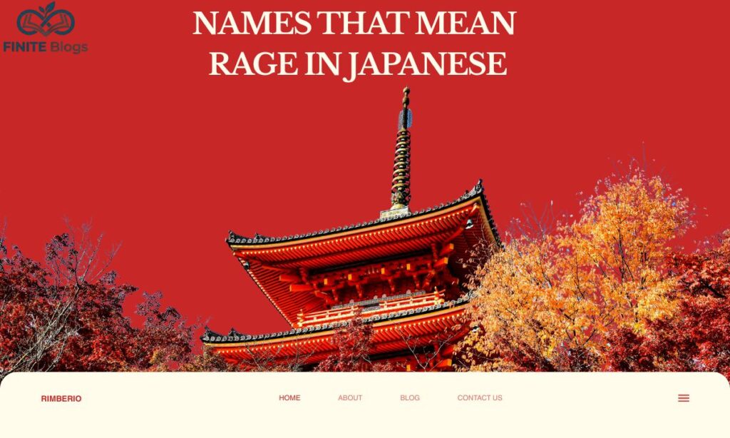 Names That Mean Anger