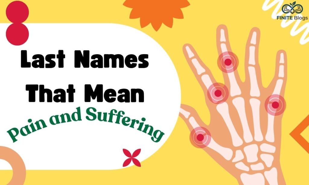 Names That Mean Painful