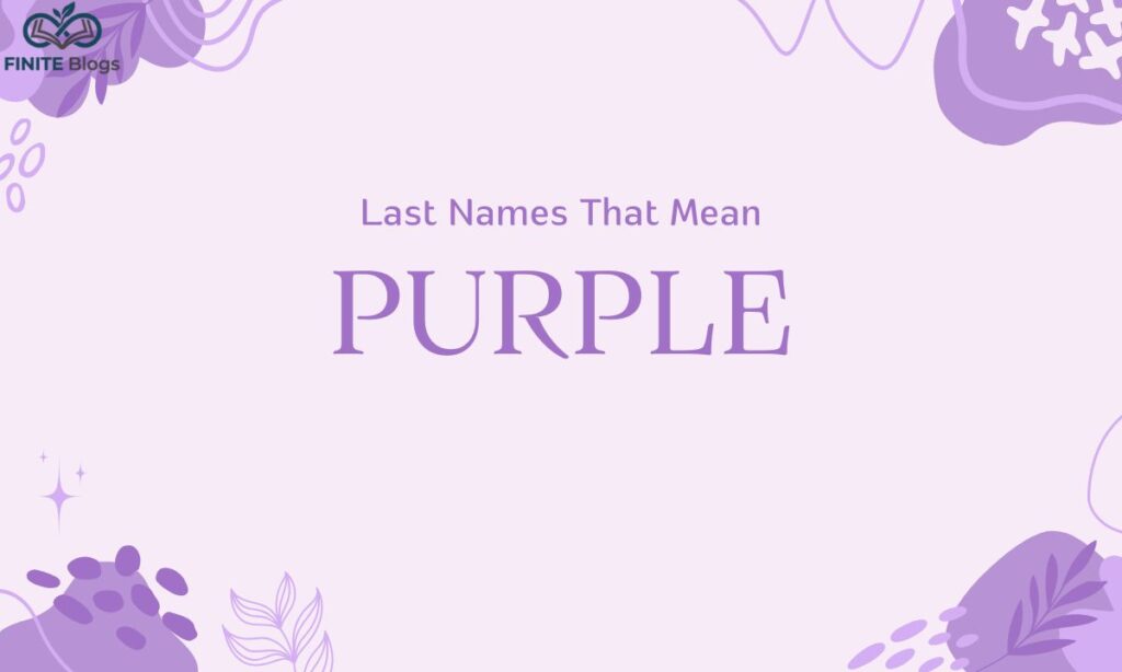 Girl Names That Mean Purple