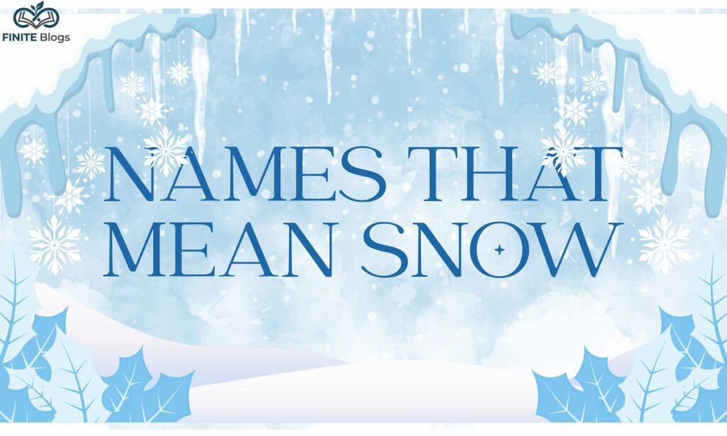  Girl Names That Mean Ice